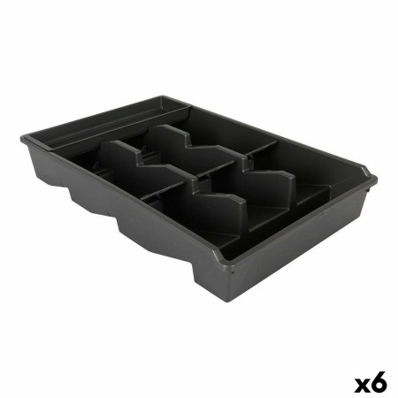 Vassoio Portaposate Tontarelli Bella plus Nero 43,6 x 28,7 x 7,13 cm (6 Unità)