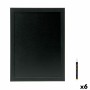 Lavagna Securit Woody Teca Da muro Nero 40 x 20 cm