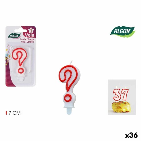 Set di Candele Algon Rosso (36 Unità)