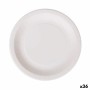 Set di piatti Algon Monouso Bianco Cartone 28 cm (36 Unità)