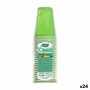 Set di bicchieri riutilizzabili Algon Verde 24 Unità 250 ml (25 Pezzi)