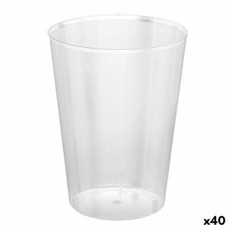 Set di bicchieri riutilizzabili Algon Trasparente Sidro 40 Unità 500 ml (10 Pezzi)