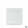 Set di piatti riutilizzabili Algon Bianco Plastica 18 x 18 x 1,5 cm (24 Unità)