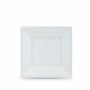 Set di piatti riutilizzabili Algon Bianco Plastica 18 x 18 x 1,5 cm (24 Unità)