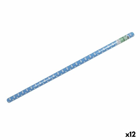 Rotolo di tovaglia Algon Carta Pois Azzurro 120 x 500 cm (12 Unità)