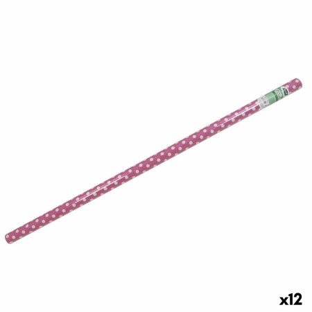 Rotolo di tovaglia Algon Carta Pois Rosa 120 x 500 cm (12 Unità)