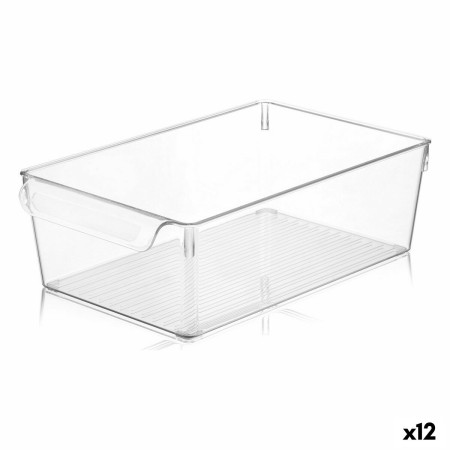 Scatola Multiuso Quttin Trasparente 20 x 32,5 x 10 cm (12 Unità)