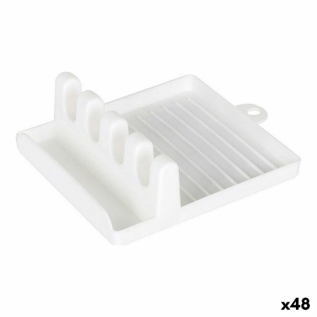 Supporto per Utensili da Cucina Quttin Bianco 14 x 12,5 cm (48 Unità)