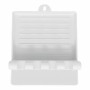 Supporto per Utensili da Cucina Quttin Bianco 14 x 12,5 cm (48 Unità)