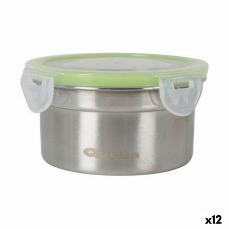 Porta pranzo Ermetico Quttin Rotonda 300 ml Acciaio inossidabile (12 Unità)