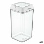 Vaso Quttin Chiusura ermetica 1,5 L 11 x 11 x 20 cm (12 Unità)