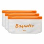 Sacchetto Riutilizzabile per Alimenti Quttin 3 Pezzi 30 x 15 cm (18 Unità)