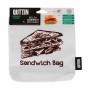 Sacchetto Riutilizzabile per Alimenti Quttin Sandwich 18 x 18 x 2 cm (24 Unità)