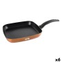 Padella griglia Quttin Foodie Rame 28,5 x 48 cm (6 Unità)