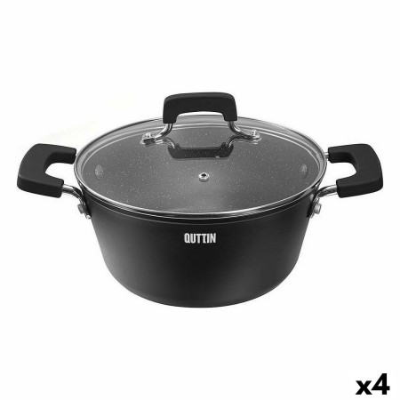 Casseruola con coperchio in vetro Quttin Grand Chef 3 mm 37 x 24 x 13 cm (4 Unità)