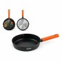 Padella Quttin Gastro Nero Arancio 43 x 25 x 5 cm (6 Unità)