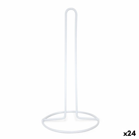 Portarotolo da Cucina Wooow Metallo Bianco 31 cm (24 Unità)