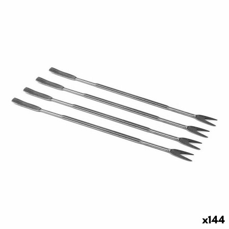 Forchette per Frutti di Mare Acciaio inossidabile Argentato (4 pcs)