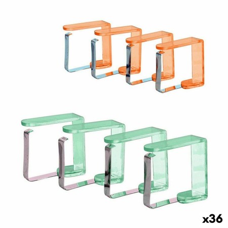 Molletta per Mantenere la Tovaglia 4,5 x 4,3 cm (4 Pezzi) (36 Unità)