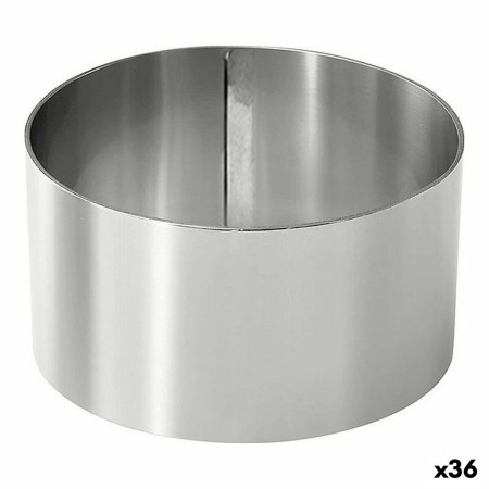 Stampo per placcatura Argentato Acciaio inossidabile 8 cm 0,8 mm (36 Unità) (8 x 4,5 cm)