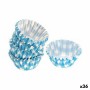 Set di Stampi da Pasticceria Wooow Monouso Azzurro (36 Unità) (100 pcs)