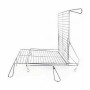 Grill Algon Cromato Girevole Argentato 45 x 50 x 9 cm (4 Unità)