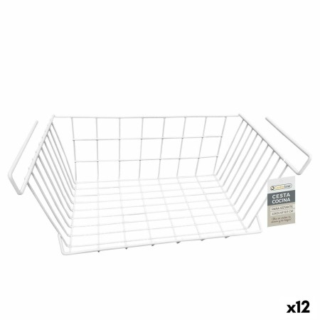 Cestino per Mobile della Cucina Confortime Bianco 43 x 24,4 x 18,5 cm (12 Unità)