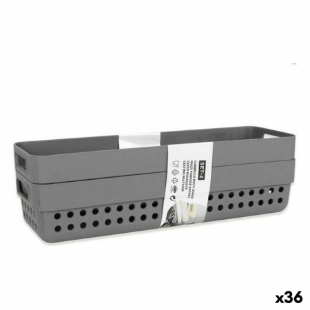 Cestino Multiuso Confortime 144888 24 x 7,5 x 7 cm (2 Pezzi) (36 Unità) (24 x 7,5 x 5 cm)