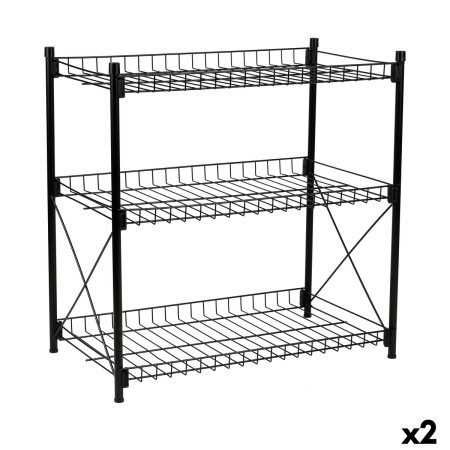 Scaffale Confortime Metallo 52 x 34 x 55 cm (2 Unità)