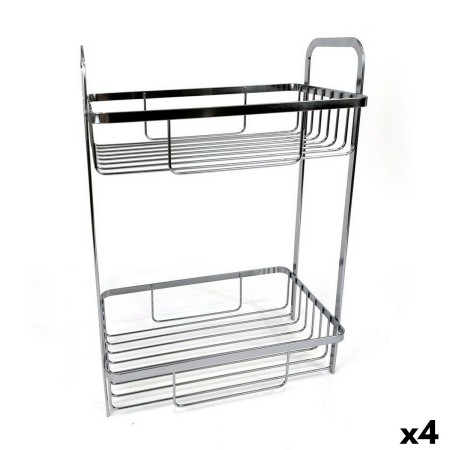 Scaffale da Bagno Confortime Chromed Argentato 29 x 18 x 39 cm (4 Unità)