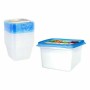 Set di 9 scatole porta pranzo Privilege 49792 550 ml 12 x 12 x 7,5 cm (24 Unità)