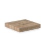 Mensole Confortime Naturale Legno MDF 23,5 x 23,5 x 3,8 cm (6 Unità)