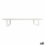 Mensole Confortime Bianco Legno MDF 80 x 23,5 x 1,5 cm (6 Unità)