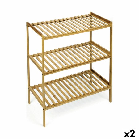 Scaffale Confortime Naturale Bambù 70 x 35 x 76,2 cm (2 Unità)