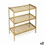 Scaffale Confortime Naturale Bambù 70 x 35 x 76,2 cm (2 Unità)