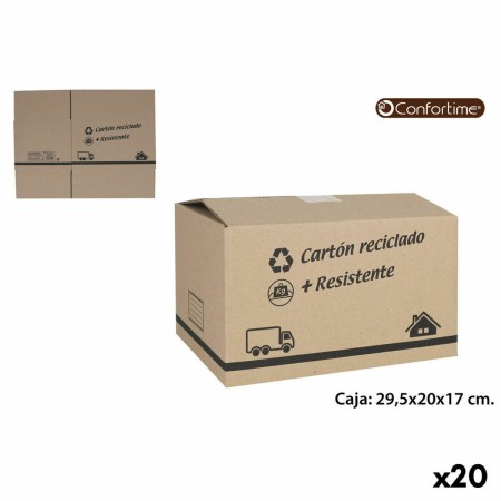 Scatola Multiuso Confortime Cartone (20 Unità) (29,5 x 20 x 17 cm)