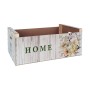 Scatola portaoggetti Confortime Sweet Home Multicolore Legno Fiori 58 x 39 x 21 cm (3 Unità)