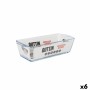 Pirofila da Forno Quttin  Vetro Rettangolare 825 ml 23,1 x 10 x 6,1 cm (6 Unità)