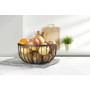 Portafrutta Confortime Rustic Nero 25 x 25 x 13 cm 390 cm (12 Unità)