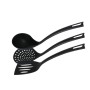 Set di Utensili da Cucina Quttin  Nylon Nero 3 Pezzi (20 Unità)