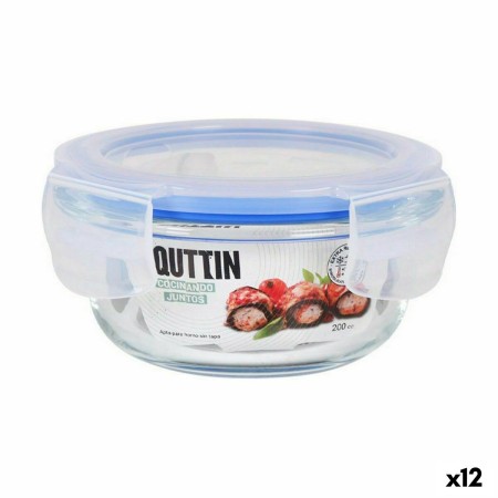 Porta pranzo Ermetico Quttin Rotonda 200 ml (12 Unità)