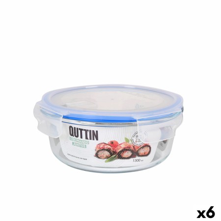 Porta pranzo Ermetico Quttin Rotonda 1,3 L (6 Unità)