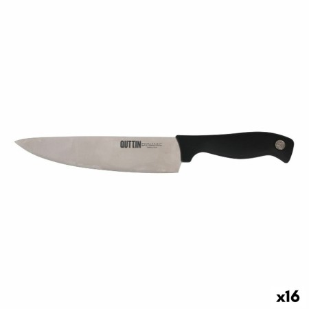 Coltello da Cucina Quttin Dynamic Nero Argentato 20 cm (16 Unità)