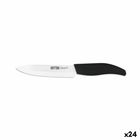 Coltello Pela Verdure Quttin Bianco 12,5 cm (24 Unità)