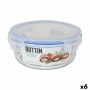 Porta pranzo Ermetico Quttin Rotonda 900 ml (6 Unità)