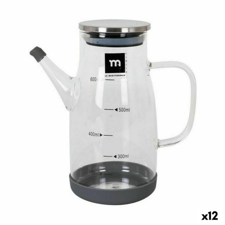 Oliera La Mediterránea Acciaio inossidabile Vetro Borosilicato 600 ml (12 Unità)