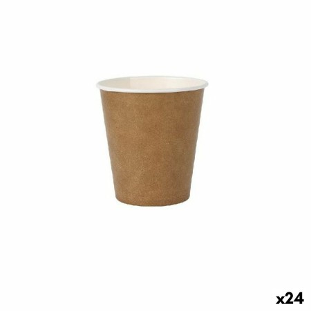 Set di Bicchieri Algon Monouso carta kraft 20 Pezzi 120 ml (24 Unità)