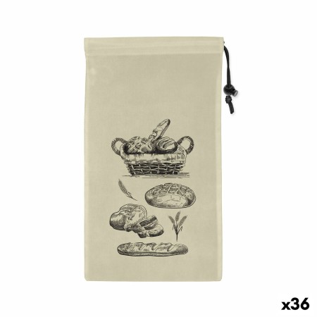 Set di Sacchetti Riutilizzabili per Alimenti Quttin Pane TNT (Non Woven) 2 Pezzi 25 x 45 cm (36 Unità)