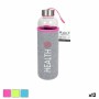 Bottiglia di Vetro con Custodia in Neoprene Bewinner 600 ml (12 Unità)