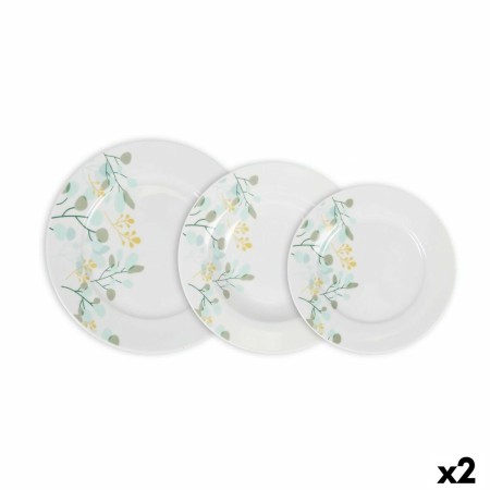 Set di Stoviglie La Mediterránea Rivoli Rotonda 18 Pezzi (2 Unità)